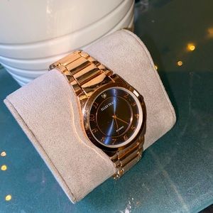 Ellen Tracy Quartz Blue Dial Ladies Watch